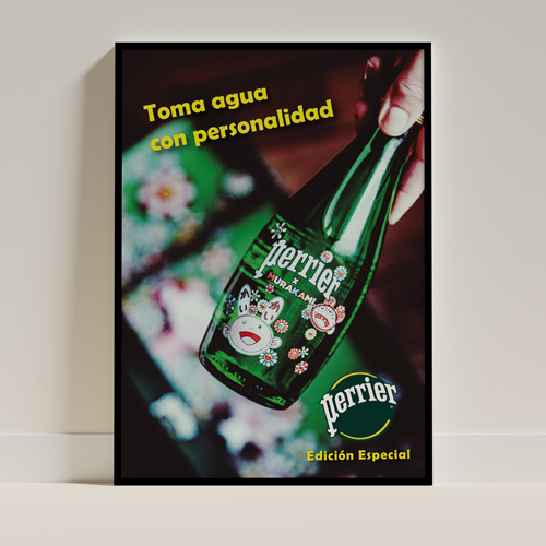 Cartel Perrier Murakami