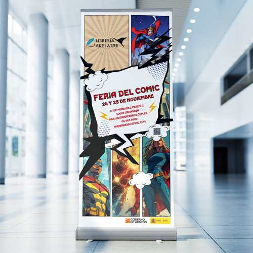 Rollup Feria del Cómic